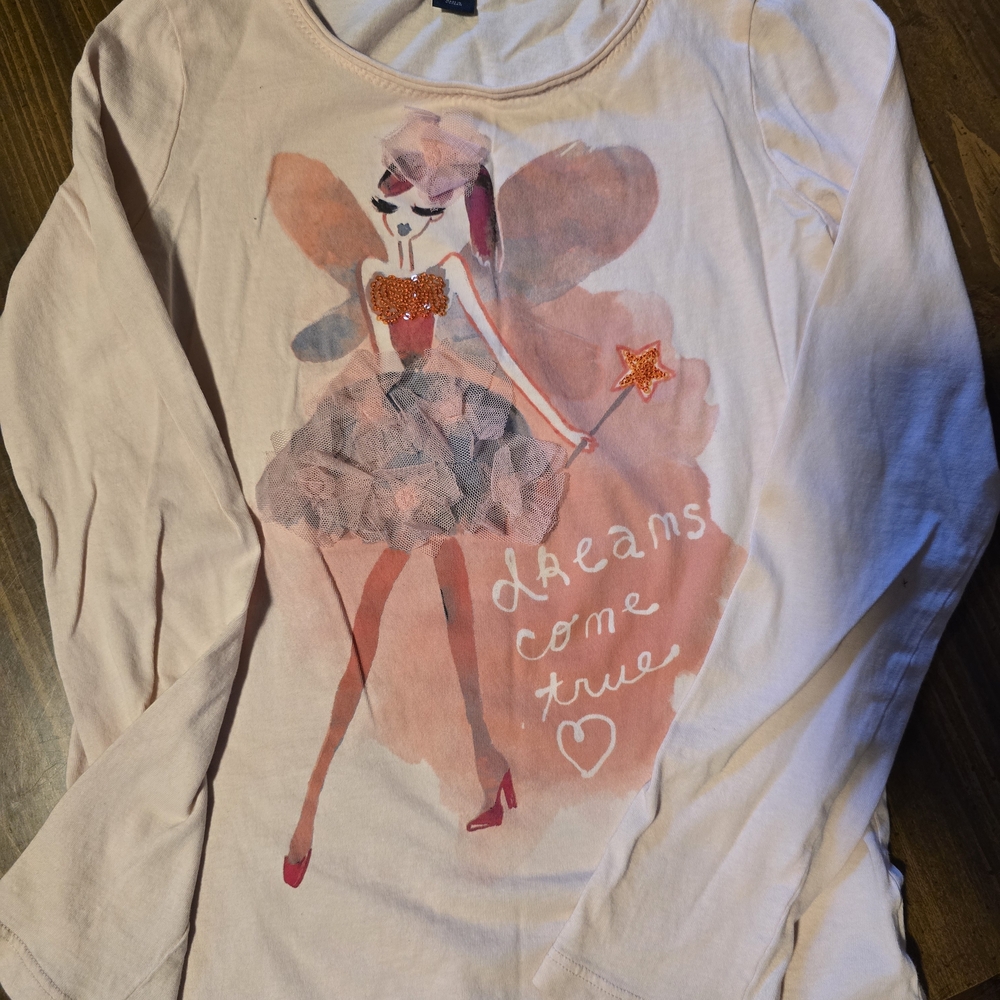 6 GAP Pink Fairy Long Sleeve Tees